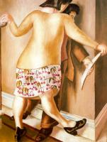 Stanley Spencer - On the Landing or Looking at a Drawing